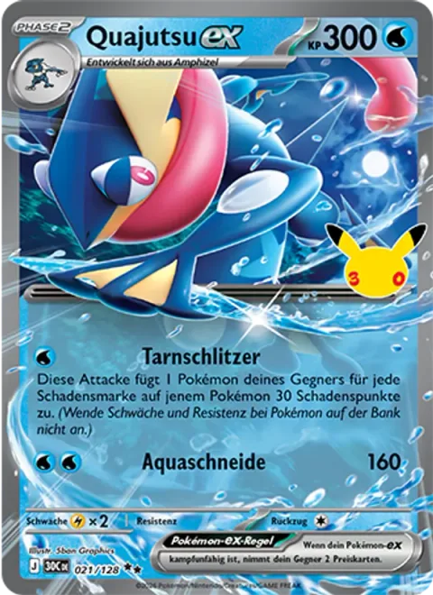 Greninja ex [Stealthy Slash | Aqua Edge]