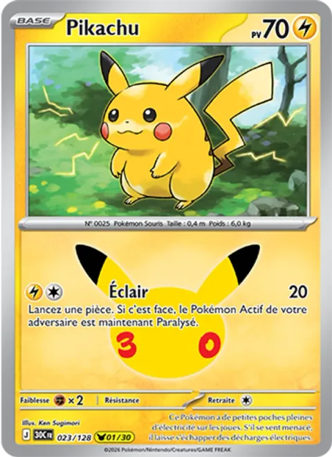 Pikachu [Thunder Shock | 30]
