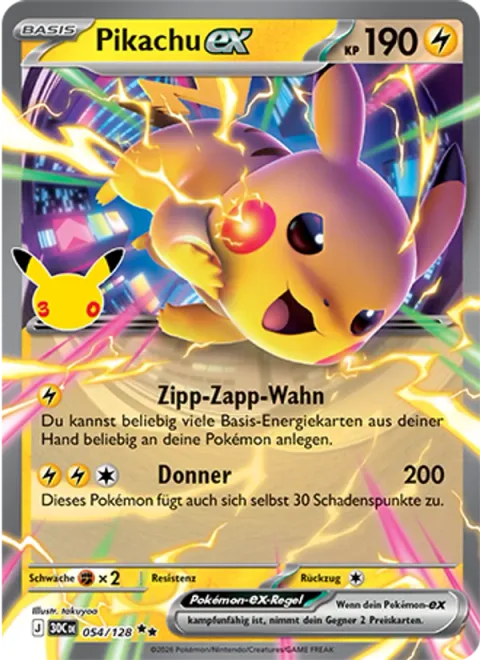 Pikachu ex [Zip-Zap Frenzy | Thunder]