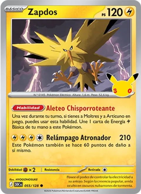 Zapdos [Flash-Pop Flapping | Thundering Lightning]