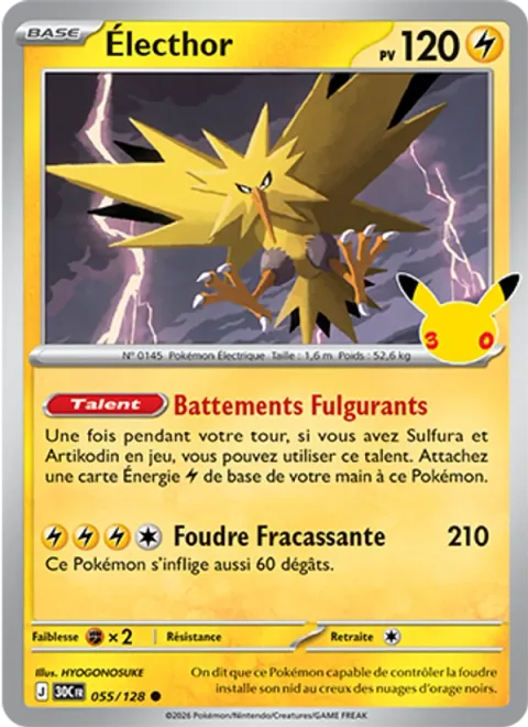 Zapdos [Flash-Pop Flapping | Thundering Lightning]