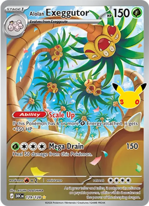 Alolan Exeggutor [Scale Up | Mega Drain]