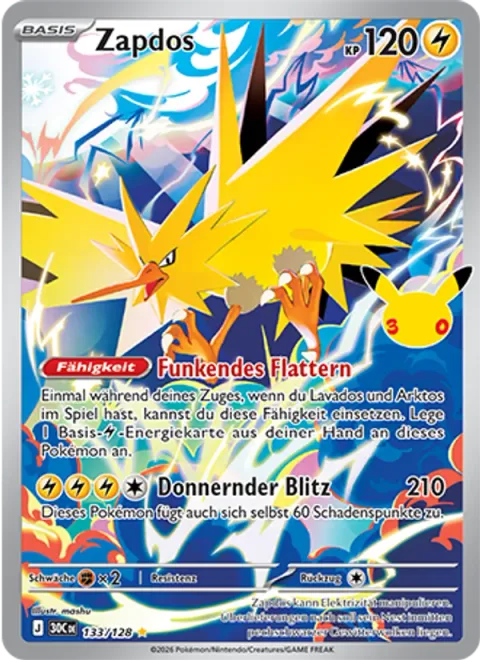 Zapdos [Flash-Pop Flapping | Thundering Lightning]