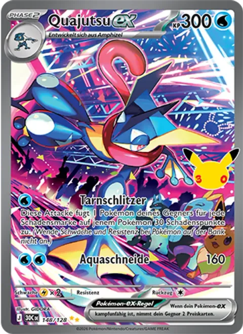 Greninja ex [Stealthy Slash | Aqua Edge]