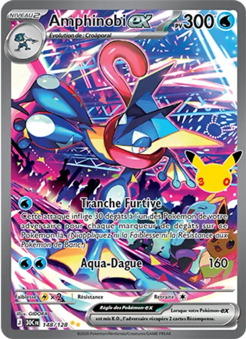 Greninja ex [Stealthy Slash | Aqua Edge]
