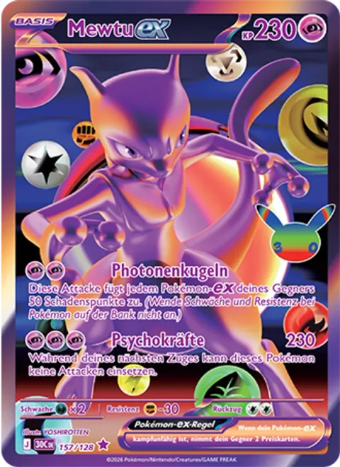 Mewtwo ex [Photon Bullets | Psychic Powers]