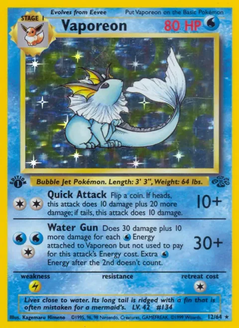 Vaporeon [Quick Attack | Water Gun]