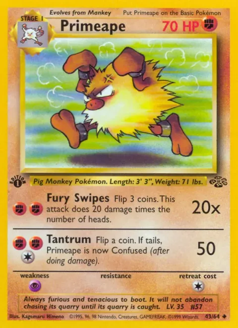Primeape [Fury Swipes | Tantrum]