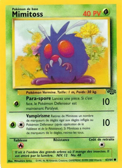 Venonat [Stun Spore | Leech Life]