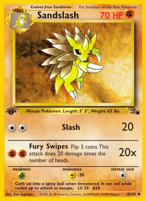 Sandslash [Slash | Fury Swipes]