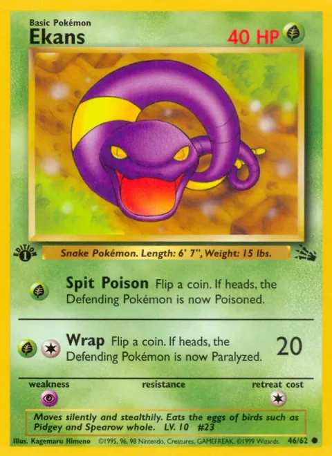 Ekans [Spit Poison | Wrap]