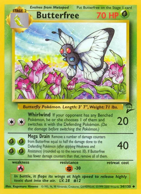 Butterfree [Whirlwind | Mega Drain]