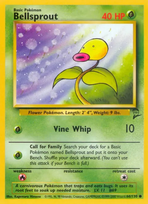 Bellsprout [Vine Whip | Call for Family]