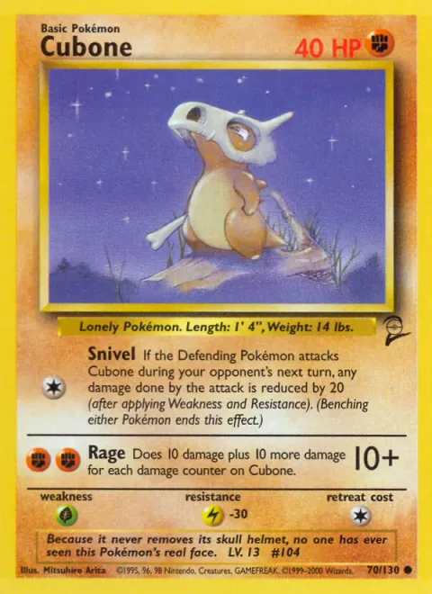 Cubone [Snivel | Rage]