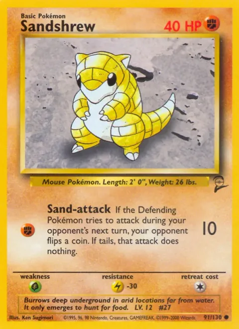 Sandshrew [Sand-attack]