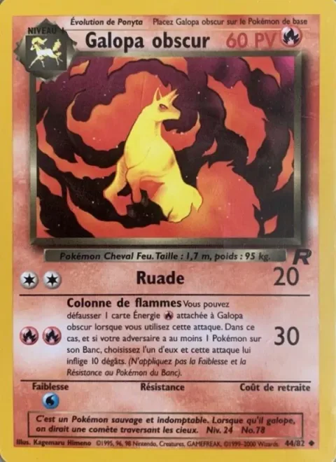Dark Rapidash [Rear Kick | Flame Pillar]