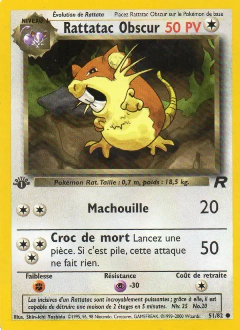 Dark Raticate [Gnaw | Hyper Fang]