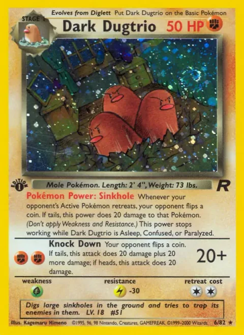 Dark Dugtrio [Sinkhole | Knock Down]