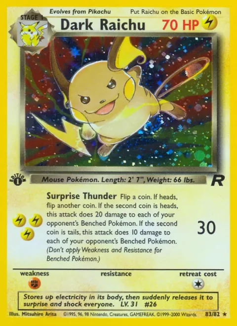 Dark Raichu [Surprise Thunder]