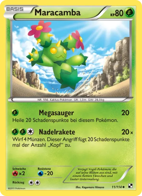 Maractus [Mega Drain | Pin Missile]