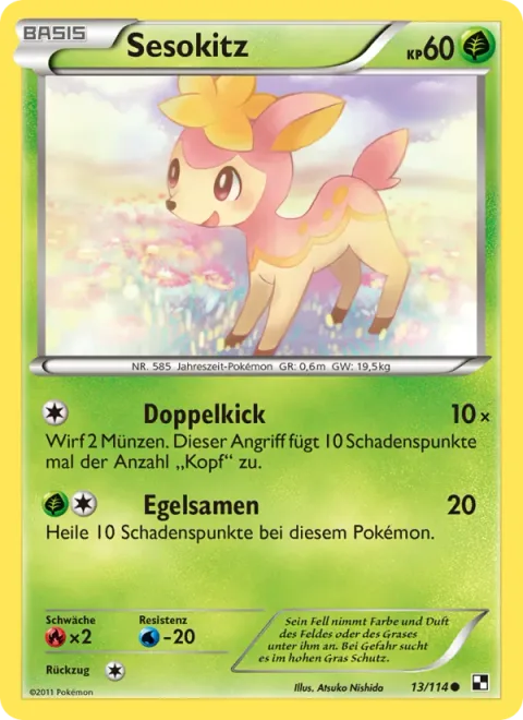 Deerling [Double Kick | Leech Seed]