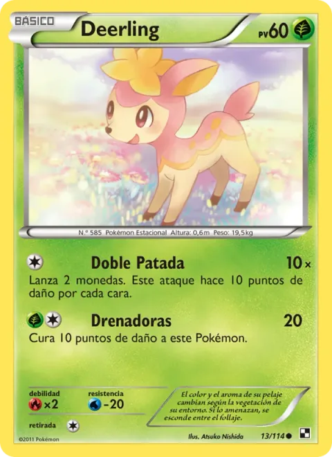 Deerling [Double Kick | Leech Seed]