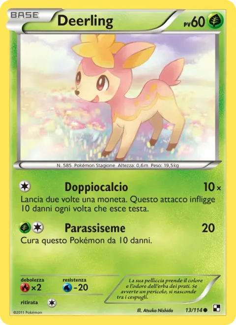 Deerling [Double Kick | Leech Seed]