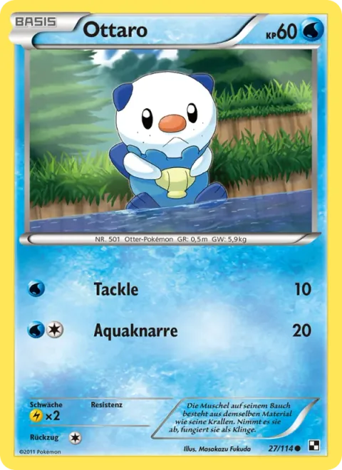 Oshawott [Tackle | Water Gun]