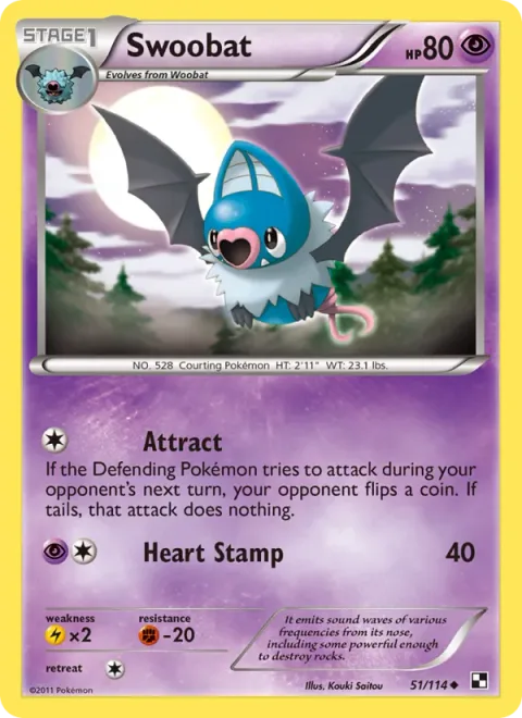 Swoobat [Attract | Heart Stamp]