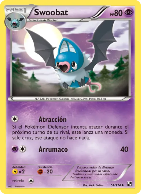 Swoobat [Attract | Heart Stamp]