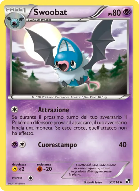 Swoobat [Attract | Heart Stamp]