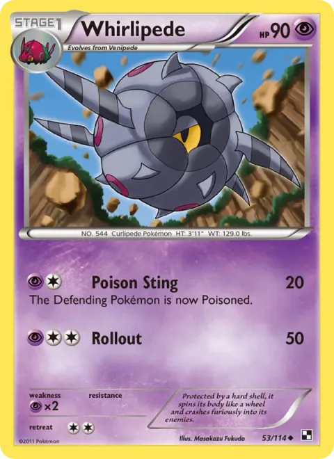 Whirlipede [Poison Sting | Rollout]