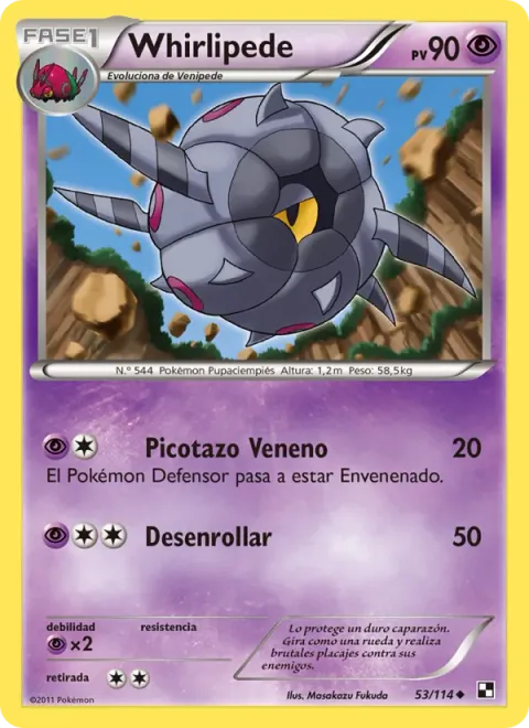 Whirlipede [Poison Sting | Rollout]