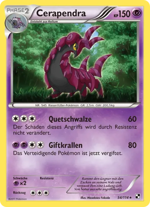 Scolipede [Steamroller | Poison Claws]