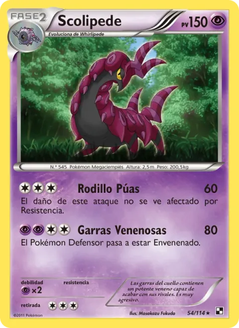 Scolipede [Steamroller | Poison Claws]