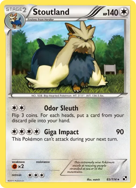 Stoutland [Odor Sleuth | Giga Impact]