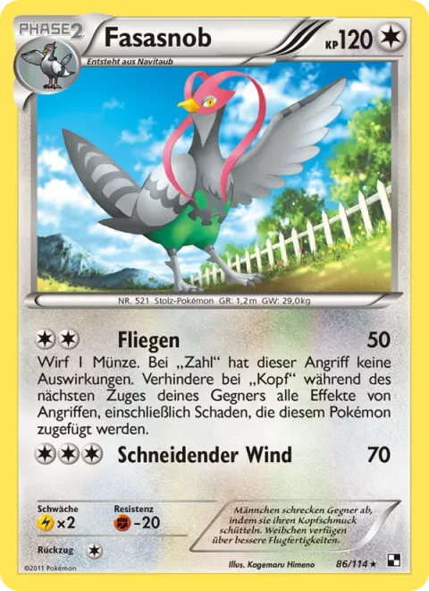 Unfezant [Fly | Cutting Wind]