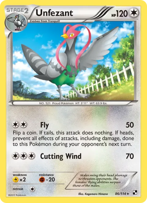 Unfezant [Fly | Cutting Wind]