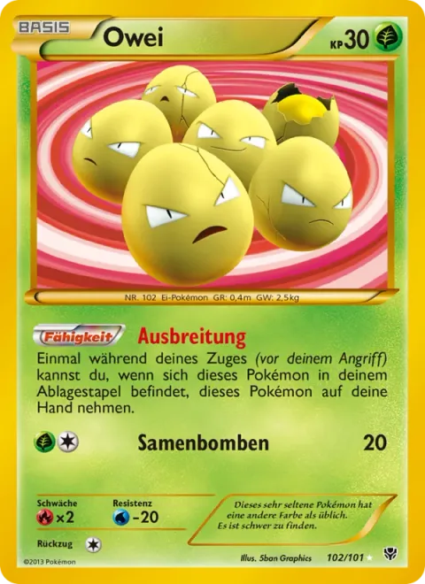 Exeggcute [Propagation | Seed Bomb]