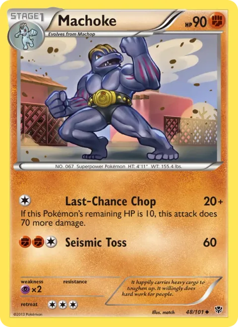 Machoke [Last-Chance Chop | Seismic Toss]