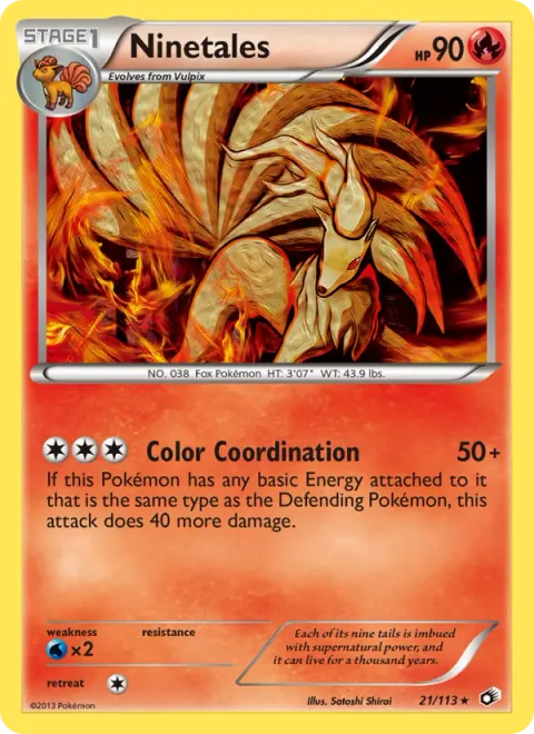 Ninetales [Color Coordination]