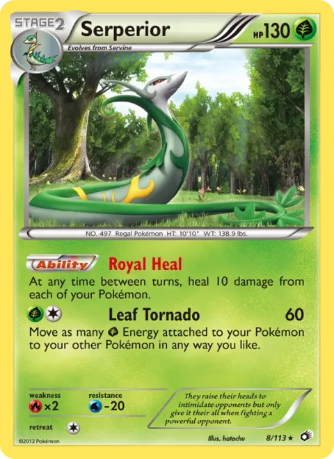 Serperior [Royal Garden | Solar Beam]