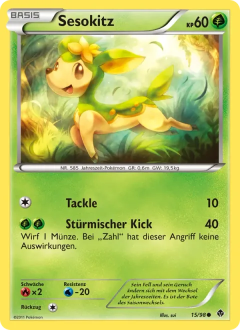 Deerling [Tackle | Wild Kick]