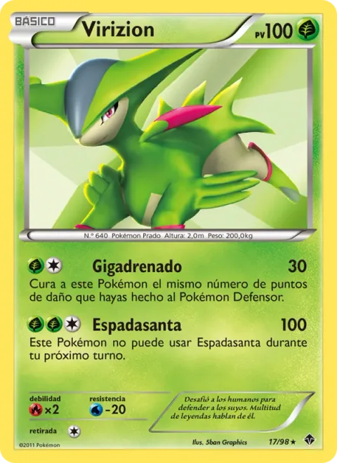 Virizion [Giga Drain | Sacred Sword]