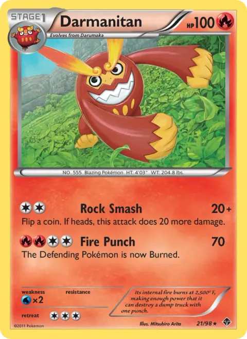 Darmanitan [Rock Smash | Fire Punch]