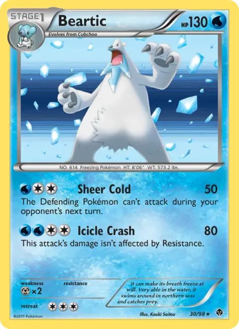Beartic [Sheer Cold | Icicle Crash]