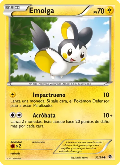 Emolga [Thundershock | Acrobatics]