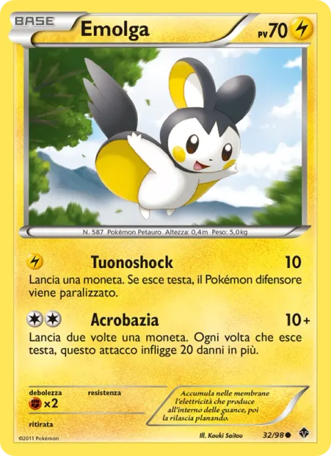 Emolga [Thundershock | Acrobatics]
