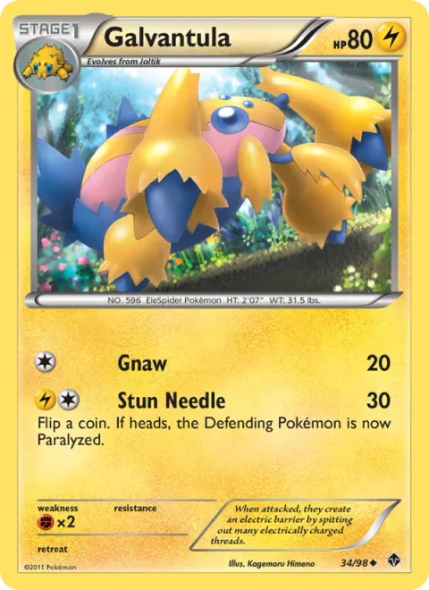 Galvantula [Gnaw | Stun Needle]