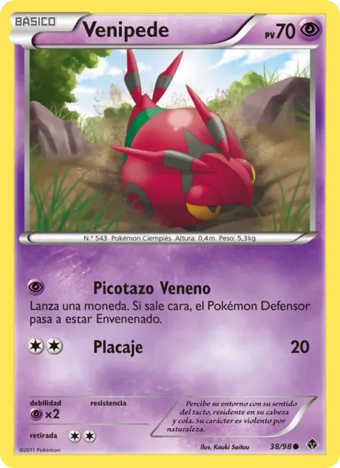 Venipede [Poison Sting | Tackle]